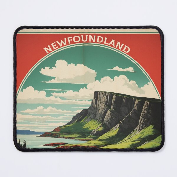 Item preview, Newfoundland Canada Vintage Poster Tourism designed and sold by TravelersGems.
