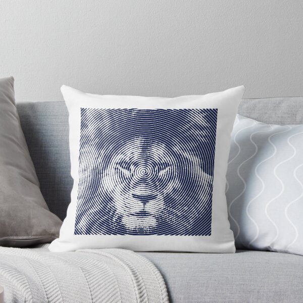 Item preview, The Lion's Majestic Whirl DarkBlue designed and sold by Bustachille.