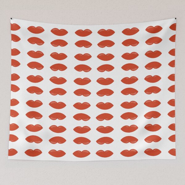 Item preview, Passionate Red Lips Pattern designed and sold by carolainadesign.