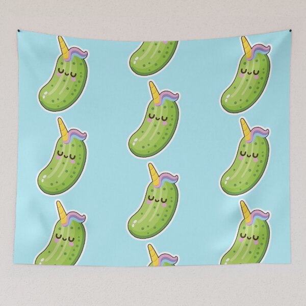 Item preview, Pickle-Transformed Unicorn - They turned me into a pickle! designed and sold by DokiDoki-Design.