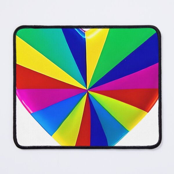 Item preview, STARBURST HEART COLORFUL RAINBOW designed and sold by Sanny88.