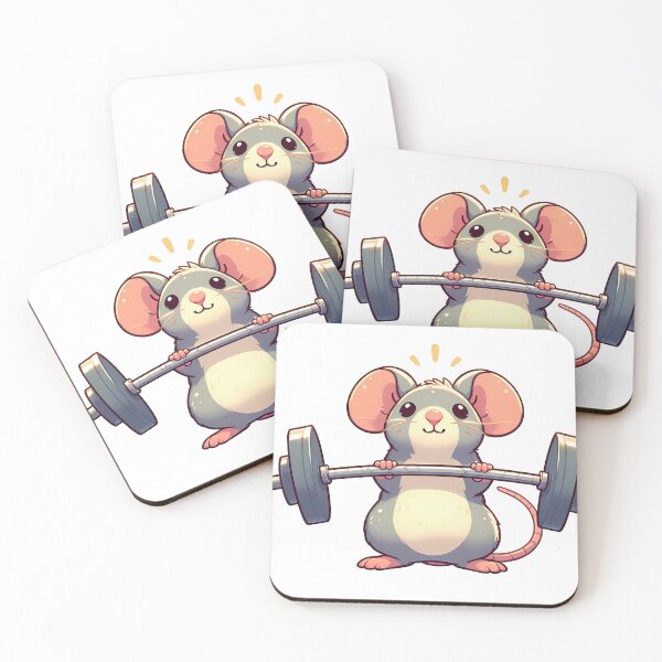 Item preview, Copy of Cute Gym Rat Lifting Barbell designed and sold by ArsiStrenght.