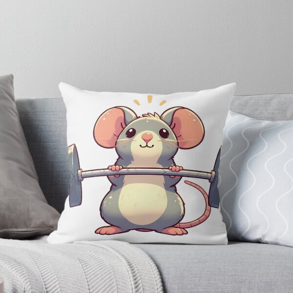 Item preview, Copy of Cute Gym Rat Lifting Barbell designed and sold by ArsiStrenght.