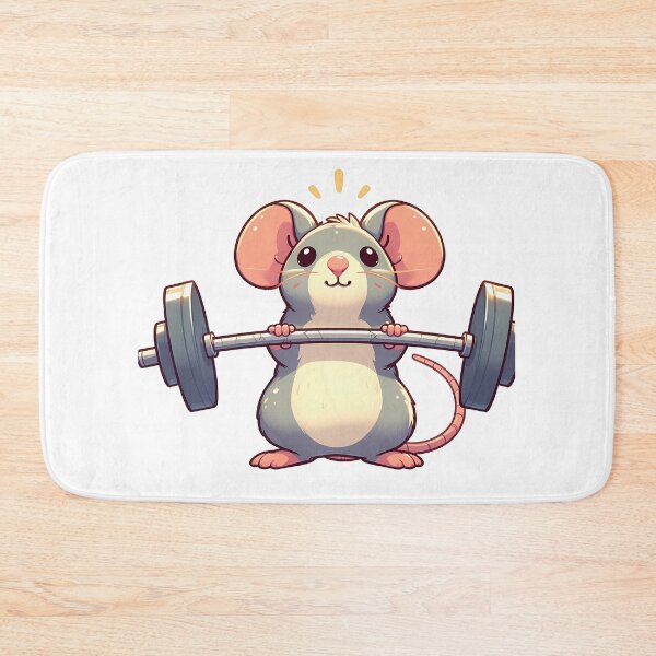 Item preview, Copy of Cute Gym Rat Lifting Barbell designed and sold by ArsiStrenght.
