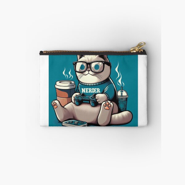 Item preview, nerd cat designed and sold by Greydate.