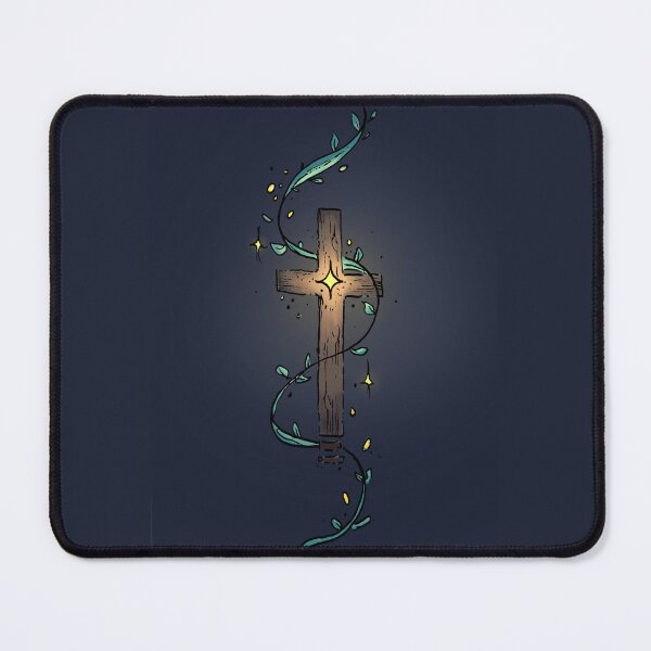 Item preview, Glowing Overgrown Cross designed and sold by Ella's Easel.