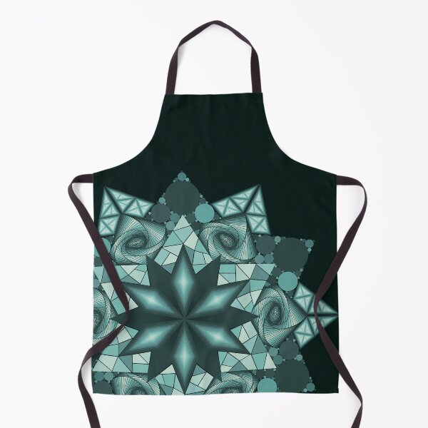 Item preview, Turquoise Geometric Star With Hexagonal Twirls designed and sold by DHTDesigns.