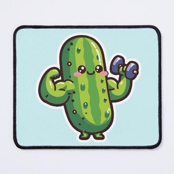 Item preview, Muscular Pickle Workout - DokiDoki Strength designed and sold by DokiDoki-Design.