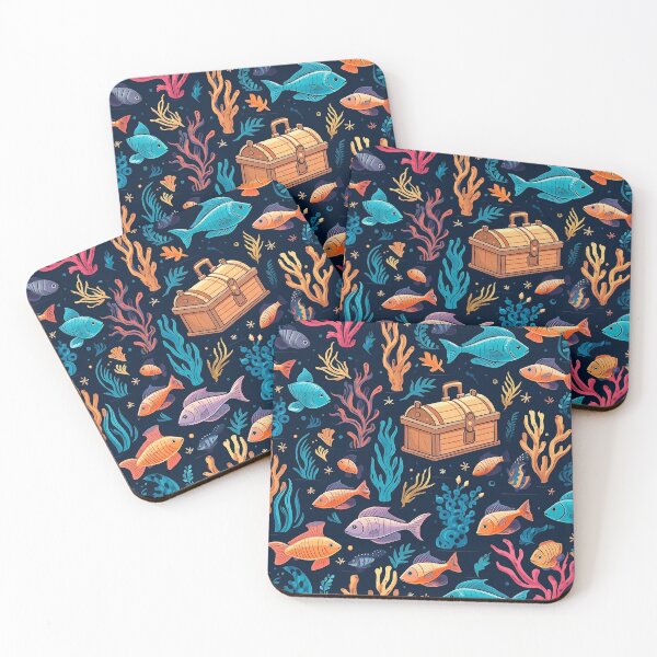 Item preview, Fish Tank Treasure Pattern designed and sold by Rustybaker28.