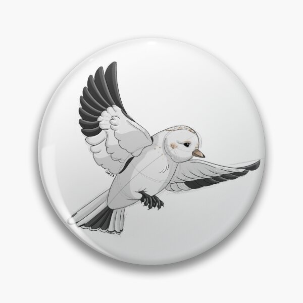 Item preview, Flying snow bird designed and sold by gina-mazzolin.