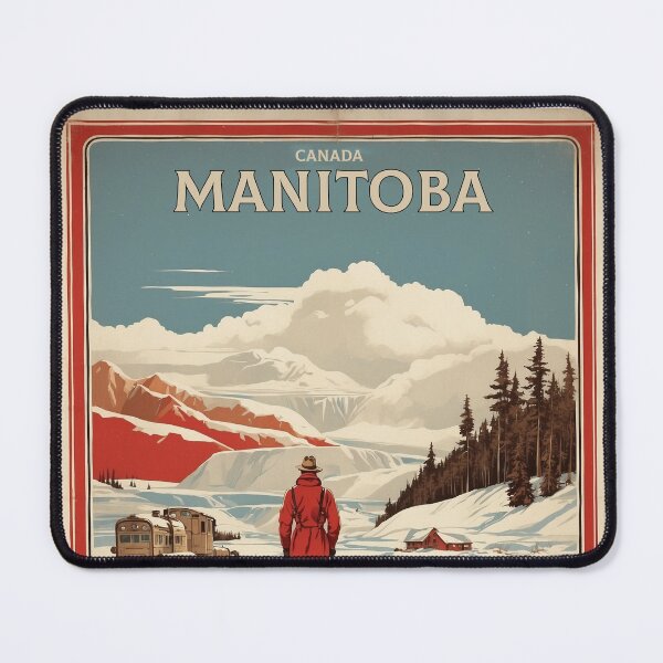 Item preview, Manitoba Canada Vintage Poster Tourism 2 designed and sold by TravelersGems.