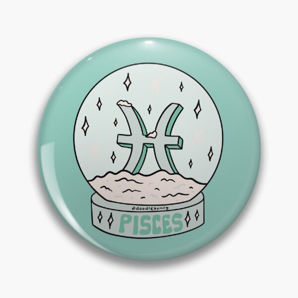 Item preview, Pisces Snow Globe designed and sold by doodlebymeg.