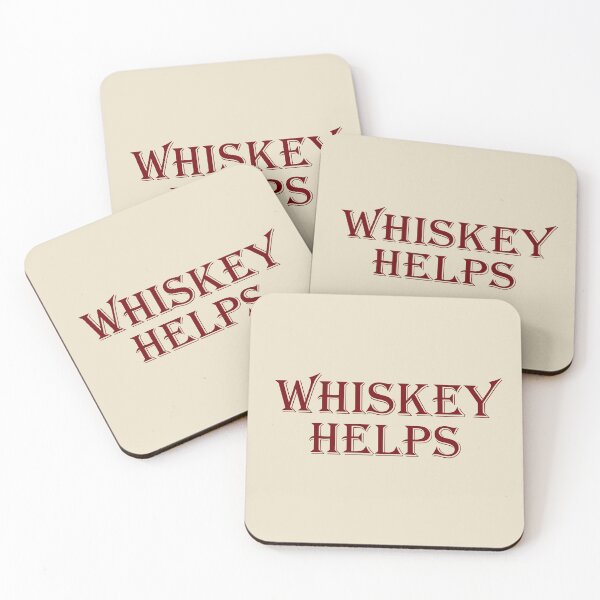 Item preview, Whiskey helps Funny drinking quote lover whisky drinker sayings jokes slogan designed and sold by Alexaltay.