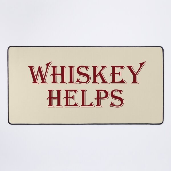 Item preview, Whiskey helps Funny drinking quote lover whisky drinker sayings jokes slogan designed and sold by Alexaltay.
