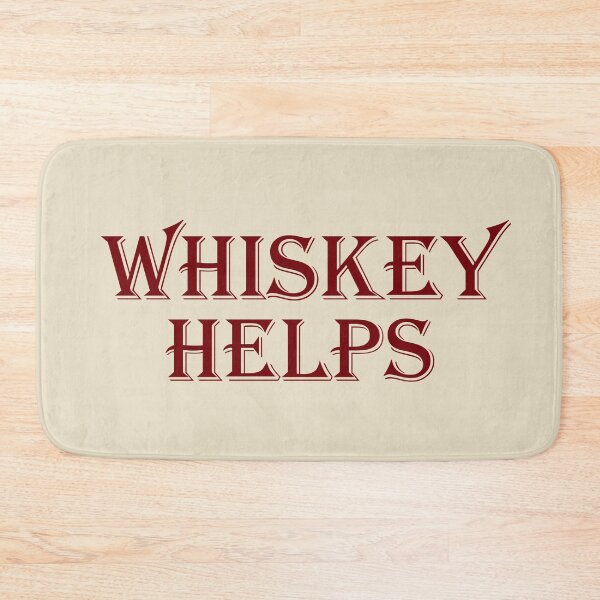 Item preview, Whiskey helps Funny drinking quote lover whisky drinker sayings jokes slogan designed and sold by Alexaltay.