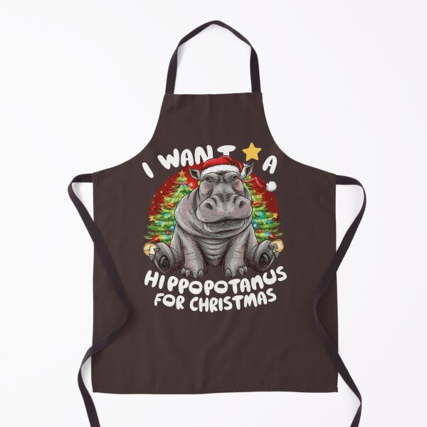 Item preview, I want a hippopotamus for christmas - funny quote designed and sold by Superdealkoeln.