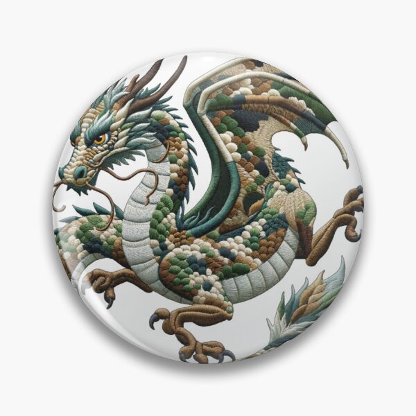 Item preview, Embroidered Camouflaged Dragon Legendary Animal designed and sold by kylmllr101684.