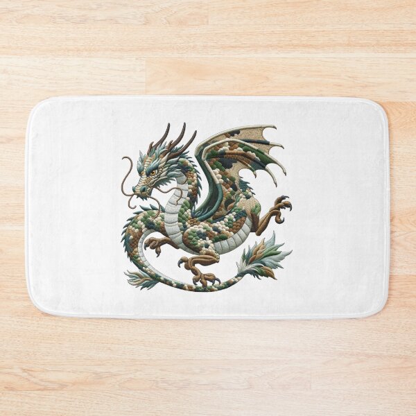 Item preview, Embroidered Camouflaged Dragon Legendary Animal designed and sold by kylmllr101684.