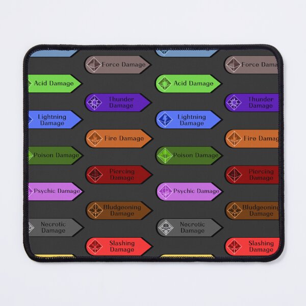 Item preview, Damage Types designed and sold by Marissa Brown.