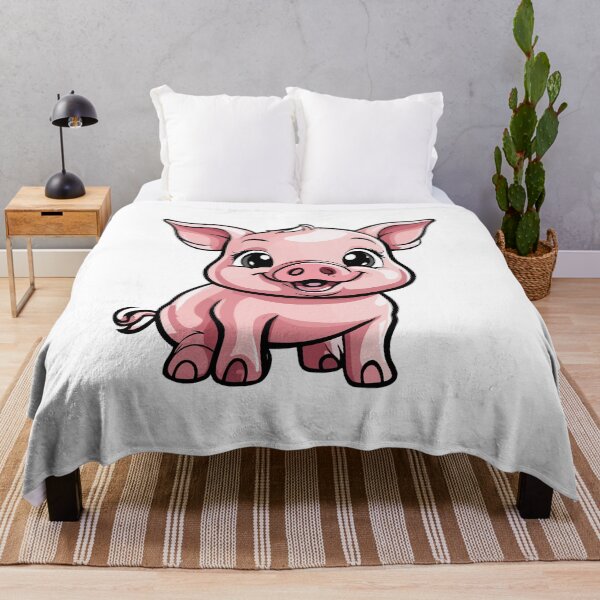 Item preview, Cute happy smiling piglet designed and sold by Marc Molenaar.