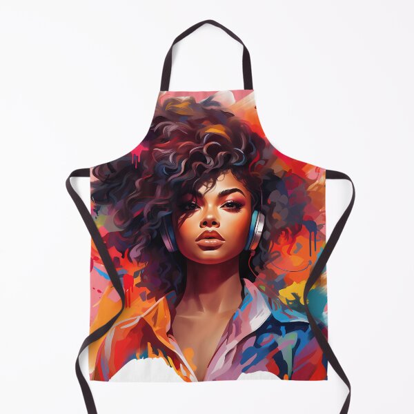 Item preview, Young black woman with colored hair designed and sold by CollorTrend.