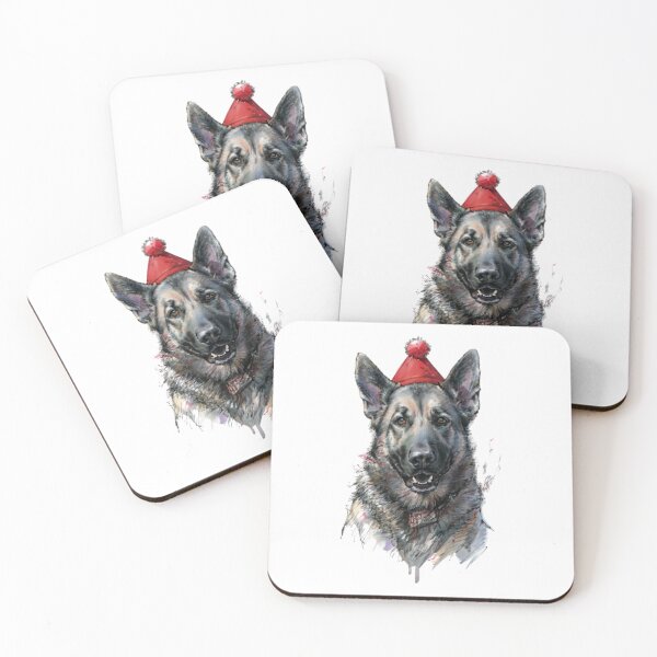 Item preview, German Shep Xmas: Hound designed and sold by Blink Art Studio.