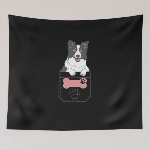 Item preview, dog in pocket  designed and sold by UMIARTS ⭐⭐⭐⭐⭐.