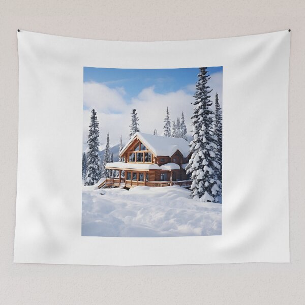 Item preview, Retro Winter Wonderland Cabin Getaway designed and sold by Shirtastically.