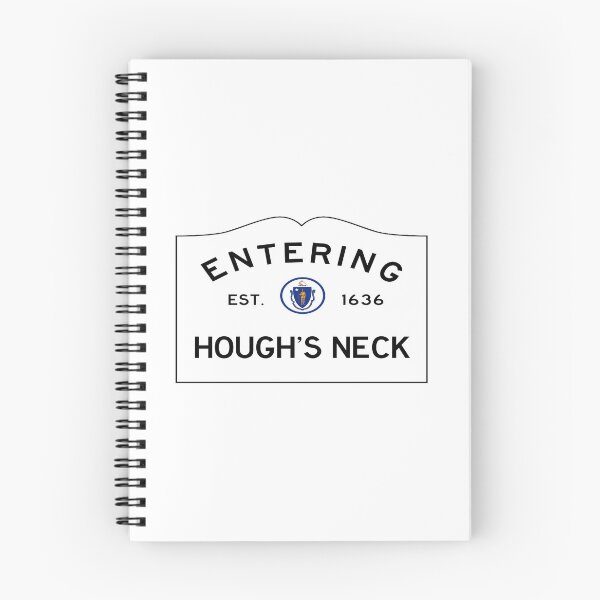 Item preview, Entering Hough's Neck Road Sign - Quincy, Massachusetts designed and sold by SouthShorePics.