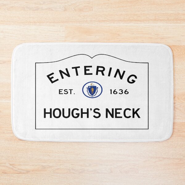Item preview, Entering Hough's Neck Road Sign - Quincy, Massachusetts designed and sold by SouthShorePics.