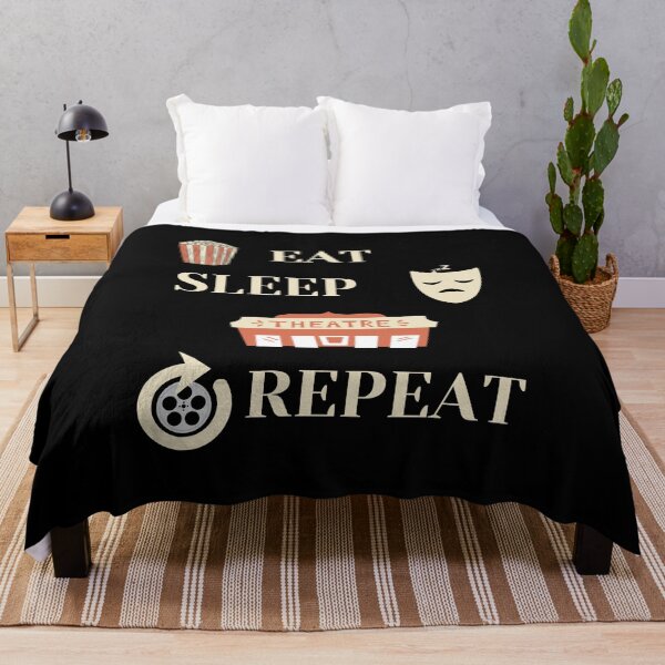 Item preview, Eat Sleep Theatre Repeat designed and sold by JuniperusArt.