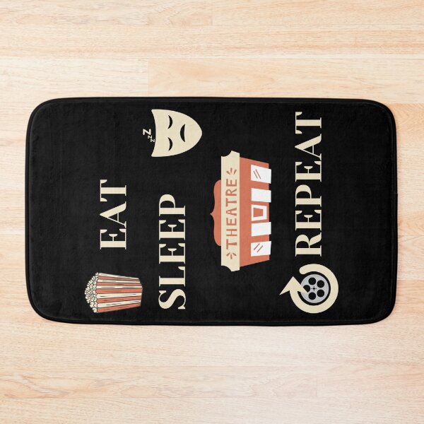 Item preview, Eat Sleep Theatre Repeat designed and sold by JuniperusArt.