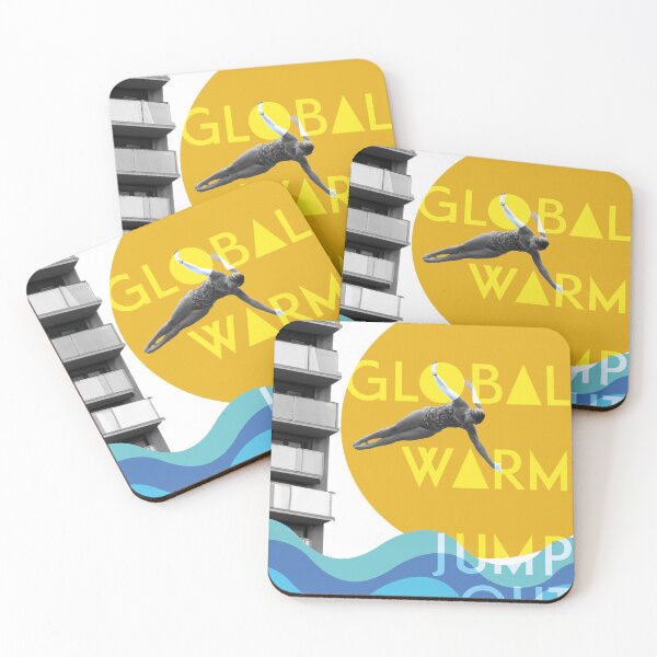 Item preview, JUMP INTO HIGH OCEAN LEVELS ON GLOBAL WARM designed and sold by FLOWYLD.