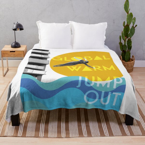 Item preview, JUMP INTO HIGH OCEAN LEVELS ON GLOBAL WARM designed and sold by FLOWYLD.