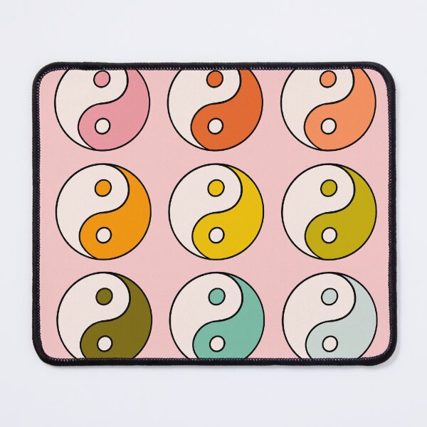 Item preview, Rainbow Yin Yang designed and sold by doodlebymeg.