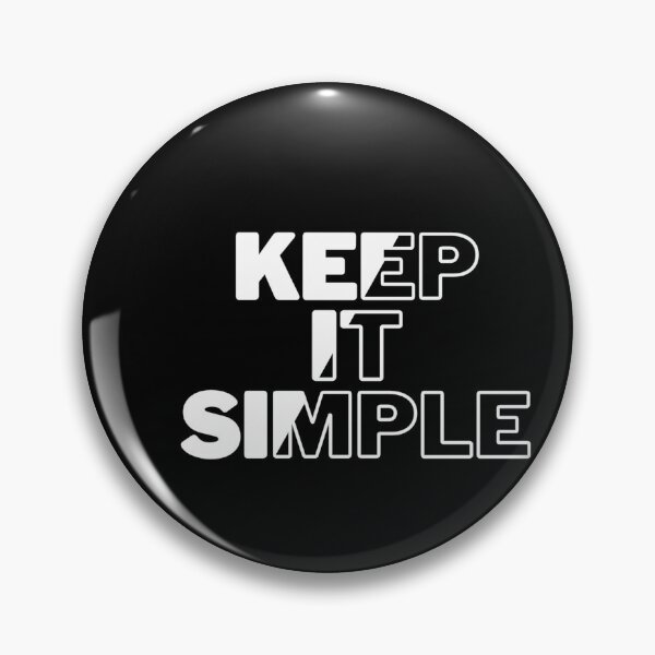 Item preview, KEEP IT SIMPLE designed and sold by KreativT-shirts.