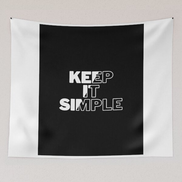 Item preview, KEEP IT SIMPLE designed and sold by KreativT-shirts.