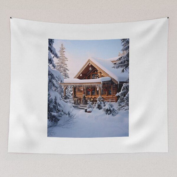 Item preview, Retro Winter Wonderland Cabin Getaway designed and sold by Shirtastically.