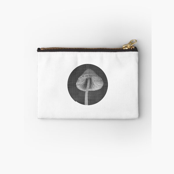 Item preview, Spiral Fungi: The Tiny Mushroom Whirl BlackWhite designed and sold by Bustachille.