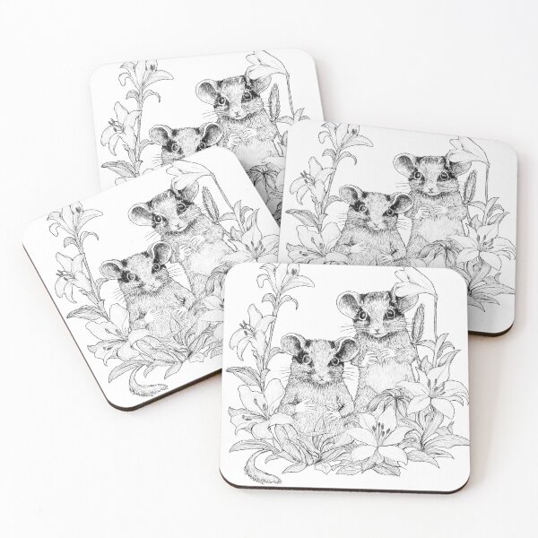 Item preview, PENCIL SKETCH COMMON DORMOUS AND LILY - OSLAGUNA designed and sold by oslaguna.