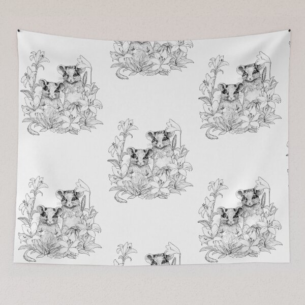 Item preview, PENCIL SKETCH COMMON DORMOUS AND LILY - OSLAGUNA designed and sold by oslaguna.