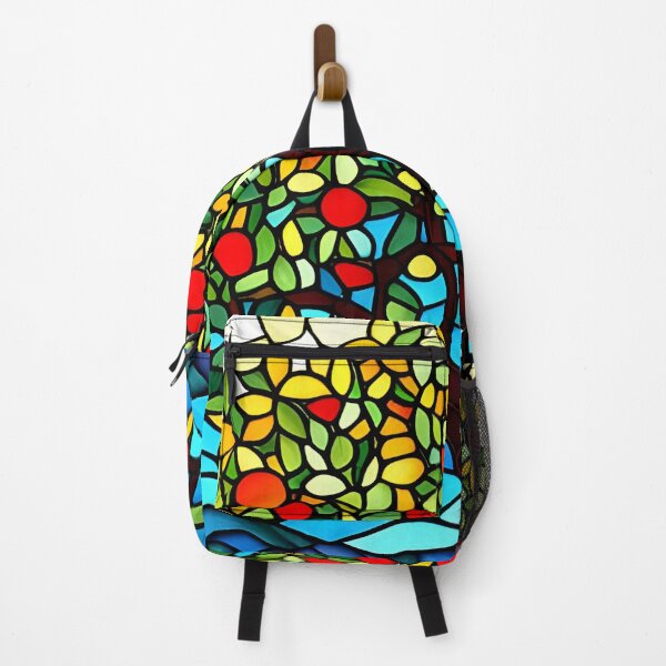 Item preview, Stained Glass Apple Tree designed and sold by ChanceTwoArt.