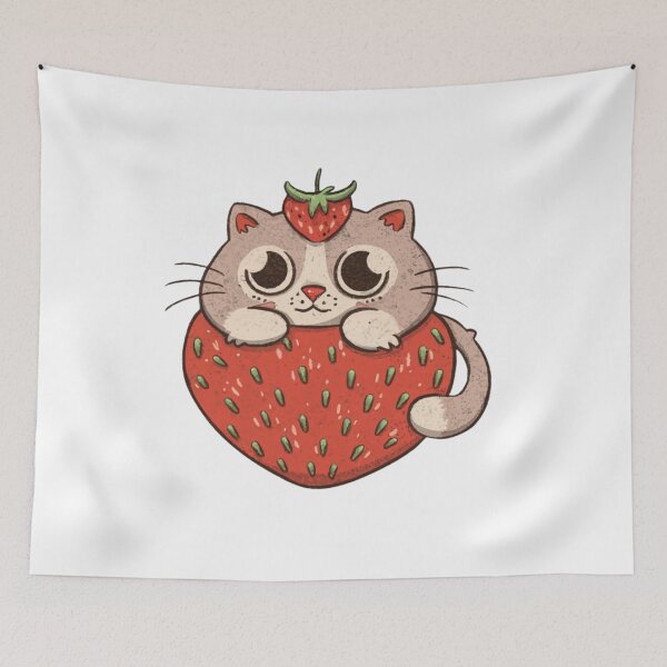 Item preview, Strawberry Cat designed and sold by PulseGraph.