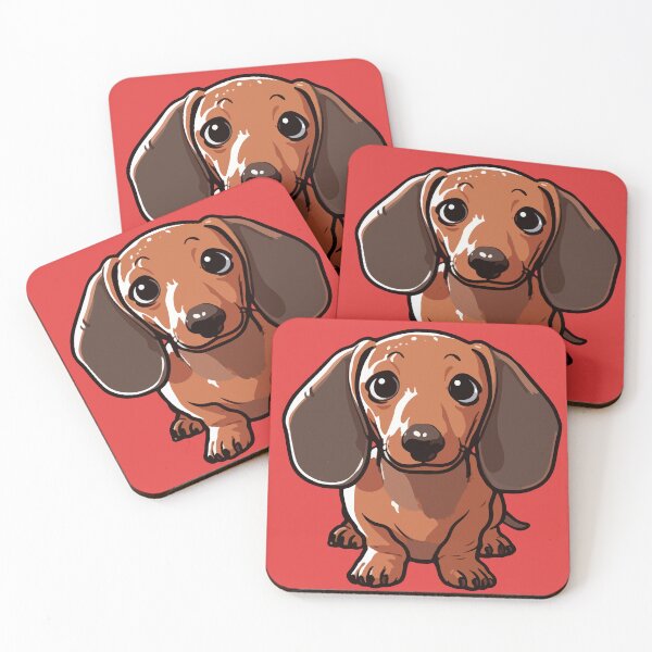 Item preview, Cute Little Dachshund designed and sold by BarkandStick.