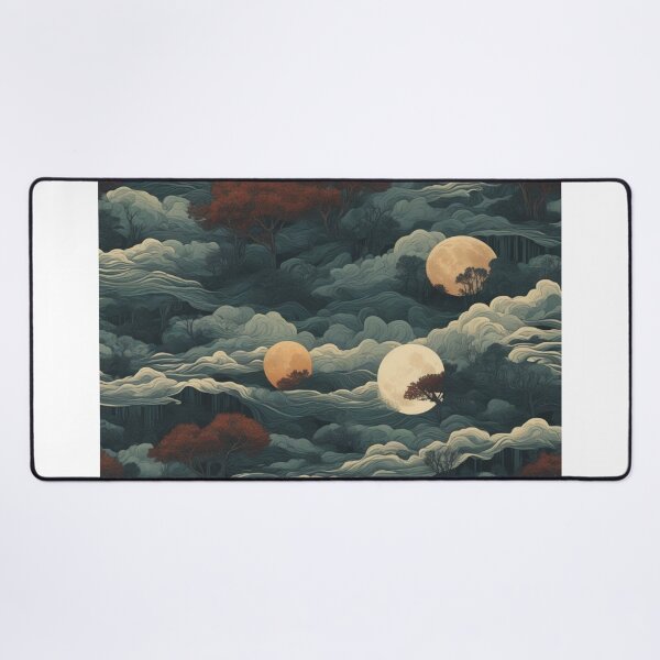 Item preview, Moonlit Serenity: Victoria Forest Water Bookmark - Minimalistic Art with Ultra High Details designed and sold by RedArtG09.
