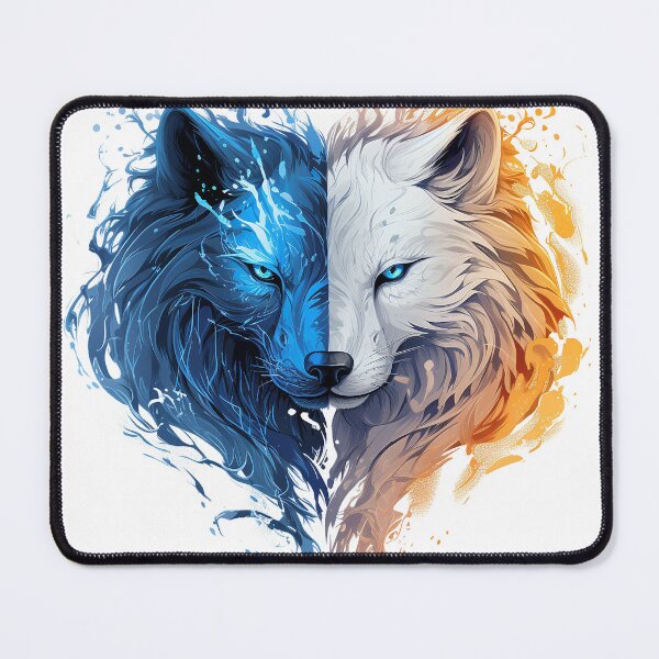 Item preview, Fire & Water wolf designed and sold by Reichcorp.