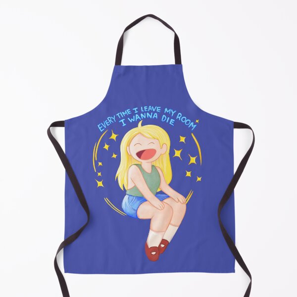 Item preview, Every time I leave my room I wanna die - Fionna and Cake / Adventure Time fan art designed and sold by Lavinia Knight.