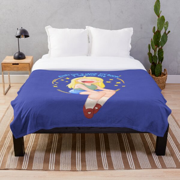 Item preview, Every time I leave my room I wanna die - Fionna and Cake / Adventure Time fan art designed and sold by Lavinia Knight.