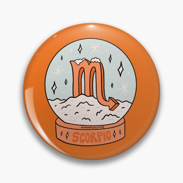 Item preview, Scorpio Snow Globe designed and sold by doodlebymeg.
