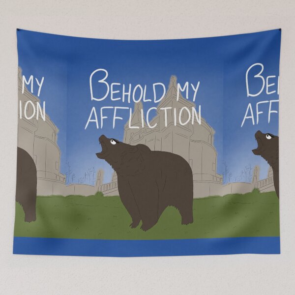 Item preview, Despairing Grizzly Bear in Chvalcov designed and sold by snkfrm.